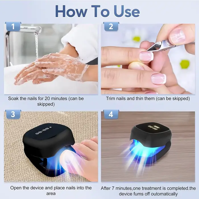 Dispositif de traitement au Laser pour champignons des ongles