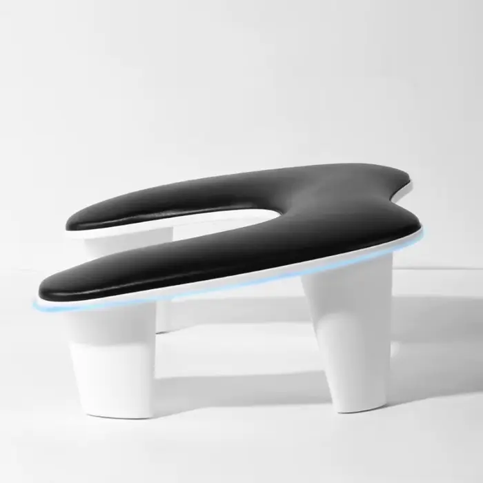 Coussin en cuir PU pour les mains et les ongles, inclinable et confortable, accessoire professionnel