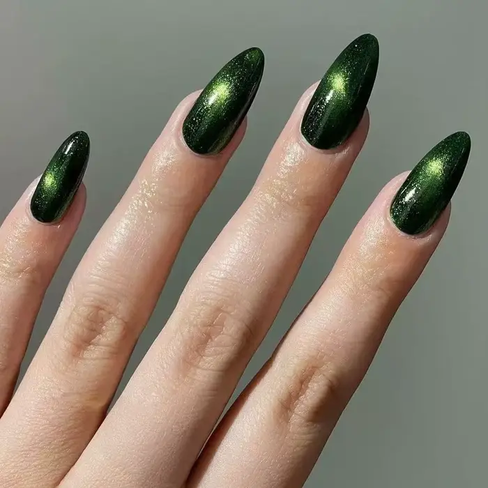 24 faux ongles électro-plaqués bleu lune