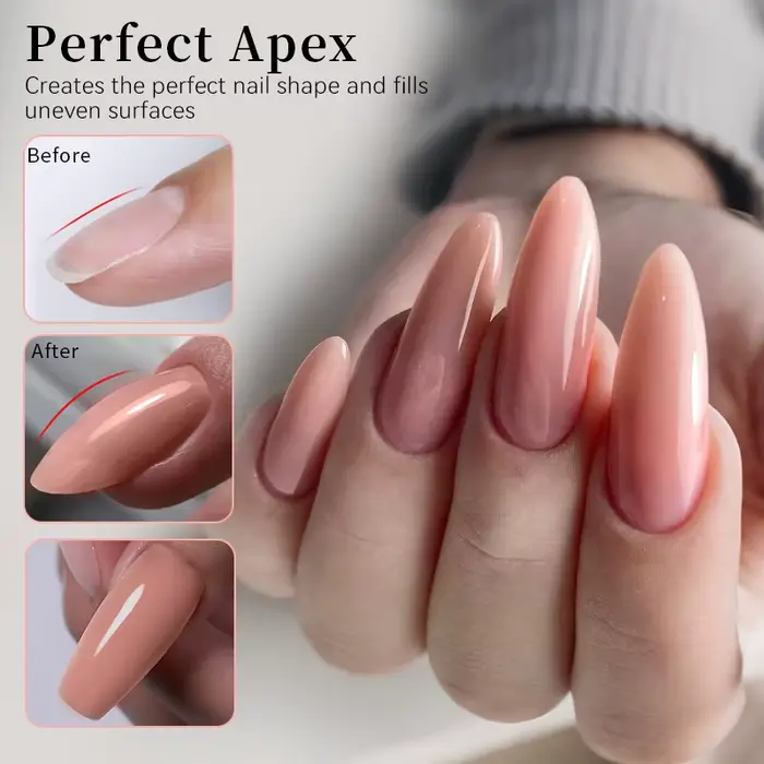 UR SUGAR 150g Gel de construction rapide rose doux 6 en 1 Acrygel pour extension d'ongles auto-nivelant