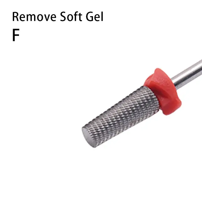 Argent plat 2 voies 5 en 1 conique sécurité carbure forets à ongles meulage rotatif