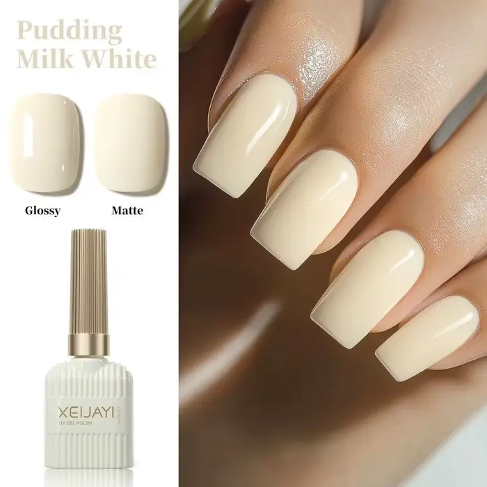 Ensemble de vernis à ongles Gel 15ml printemps et été lait blanc menthe vert