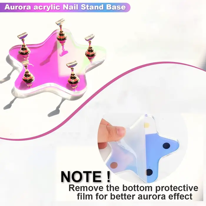 Support pour ongles à pression Aurora