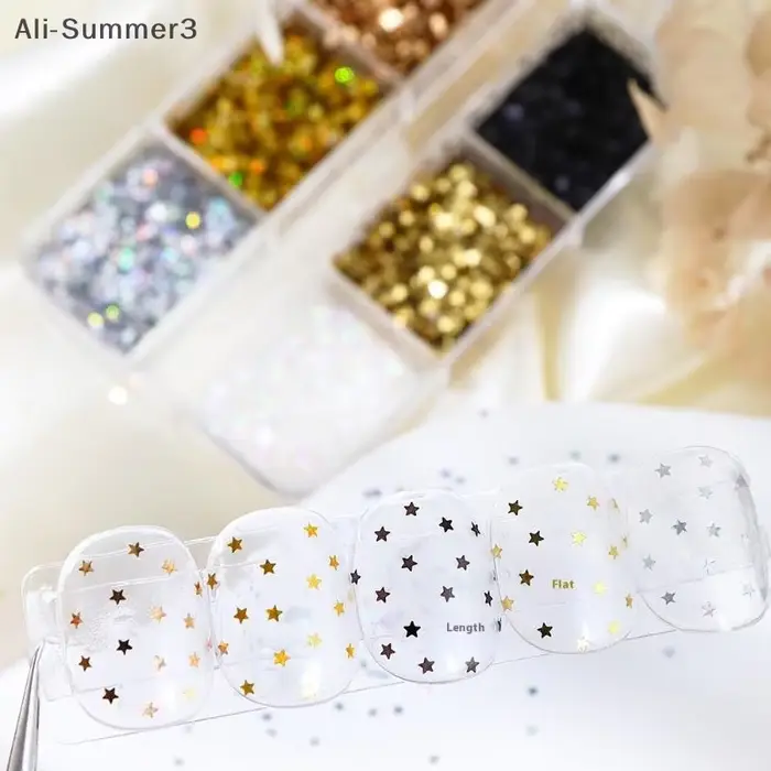 Mini étoile scintillante pour ongles