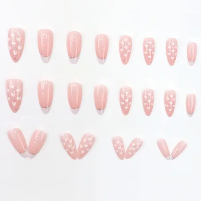 Faux ongles moyens pour femmes et filles