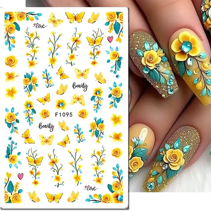 Autocollants 3d pour Nail Art