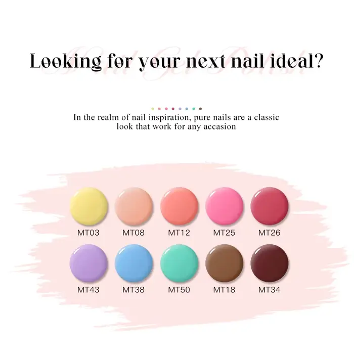 Vernis à ongles Gel Macaron