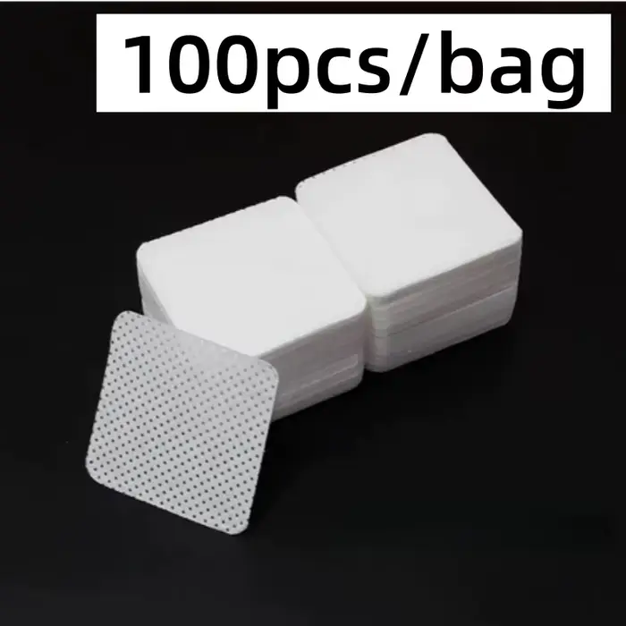 100 lingettes portables en tissu non tissé super absorbantes pour retirer le vernis gel, lingettes n