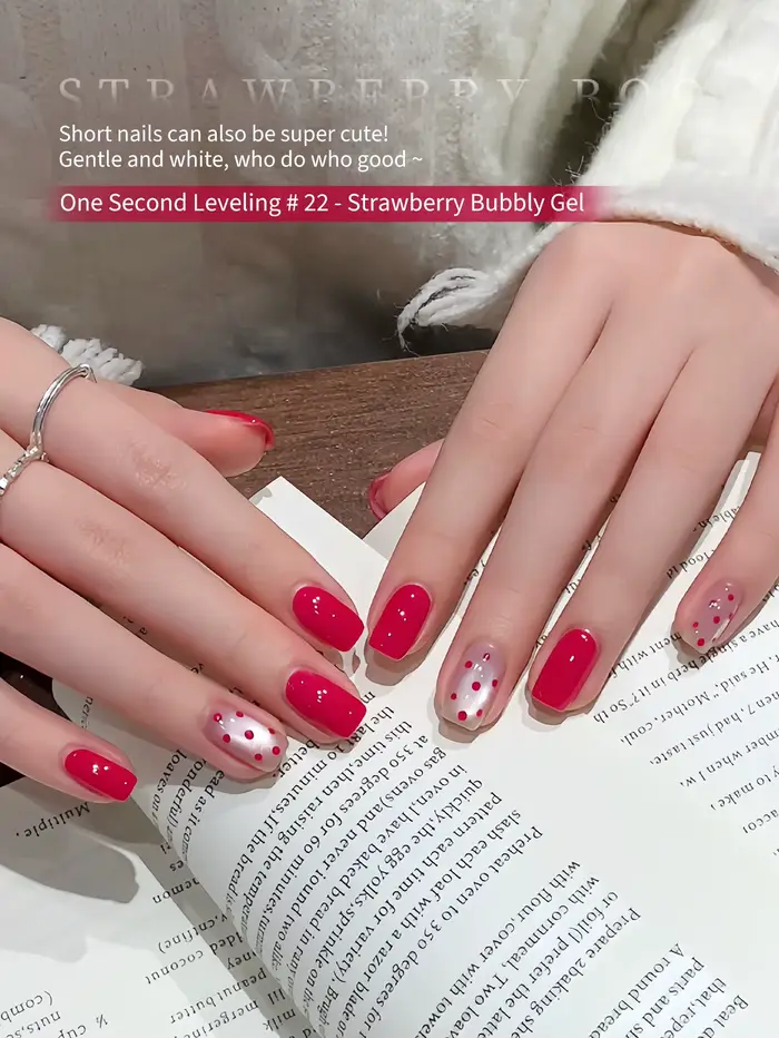 Vernis à ongles gel rouge 12 ml