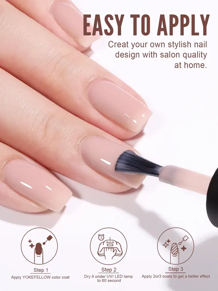 Verhéritage à Ongles Gel Semi-Permanent pour Nail Art