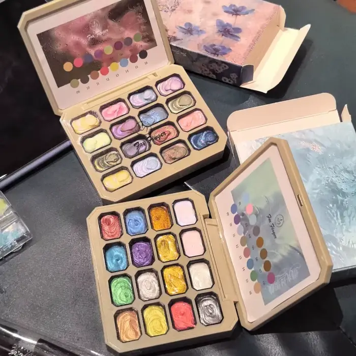 Gel à ongles satiné en relief 16 couleurs