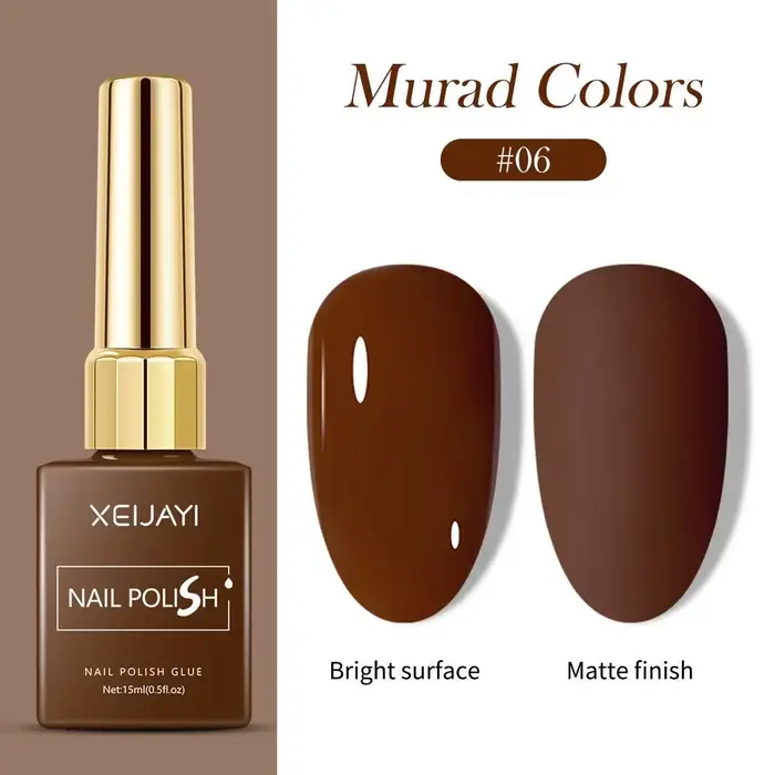 Ensemble de vernis à ongles Gel marron