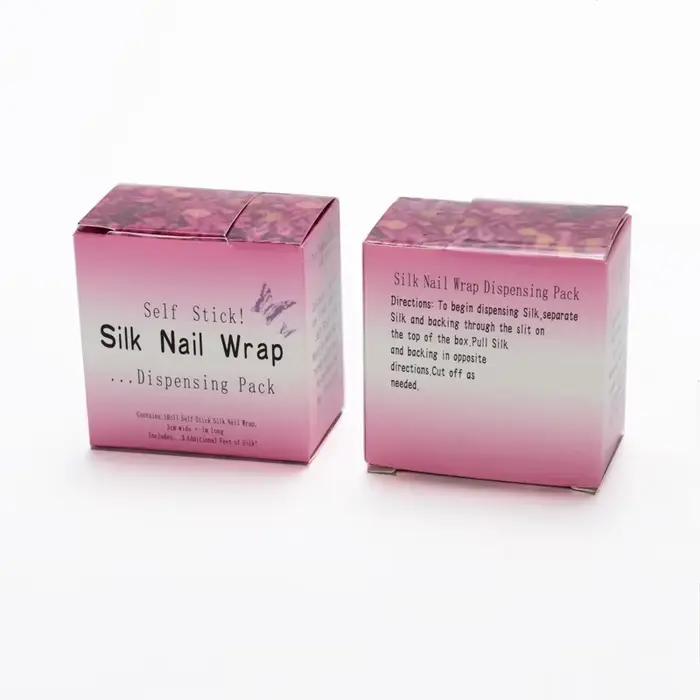 Nouveau rouleau de soie en fibre de verre, 2 pièces, auto-adhésif, renforce les ongles, Extension de