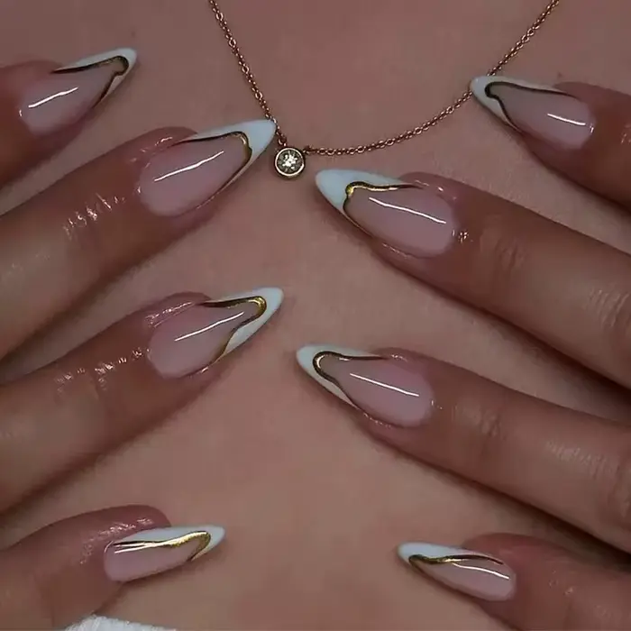 Ensemble d'ongles artificiels longs pour femmes