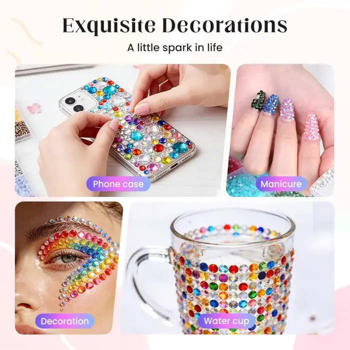 15000 pièces 3mm AB gelée ongles Strass résine dos plat coloré paillettes breloques accessoires bric
