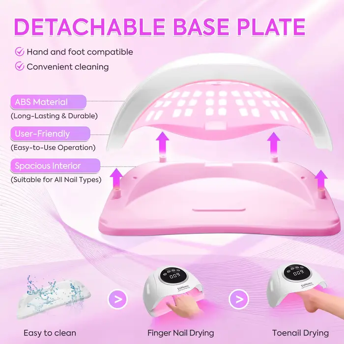 380W professionnel UV LED lampe à ongles pour séchage rapide Gel vernis