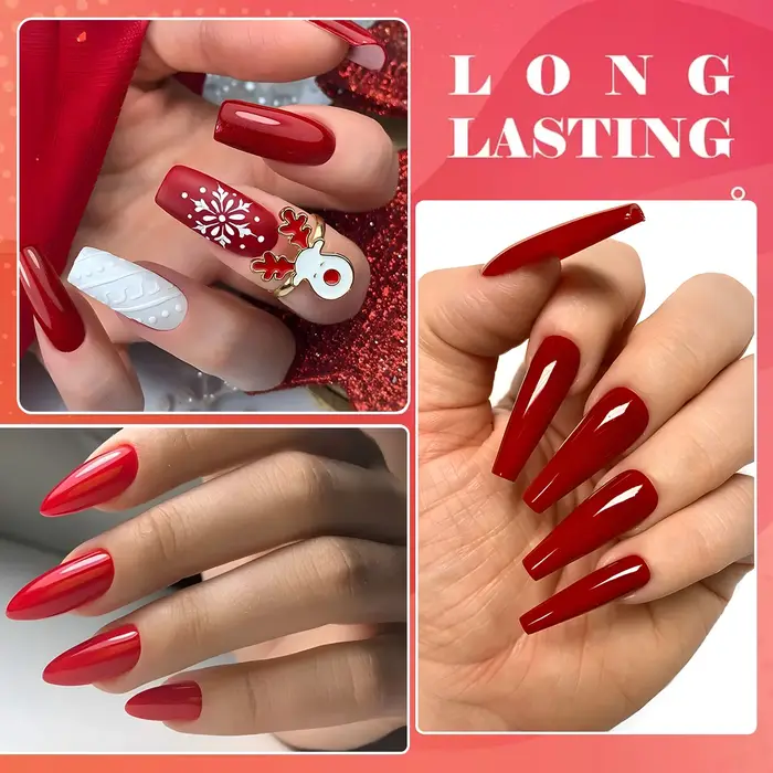 Kit de démarrage de vernis gel GAVY 6 pièces - Ensemble de vernis à ongles permanent brillant, adapté à la manucure DIY, printemps-été