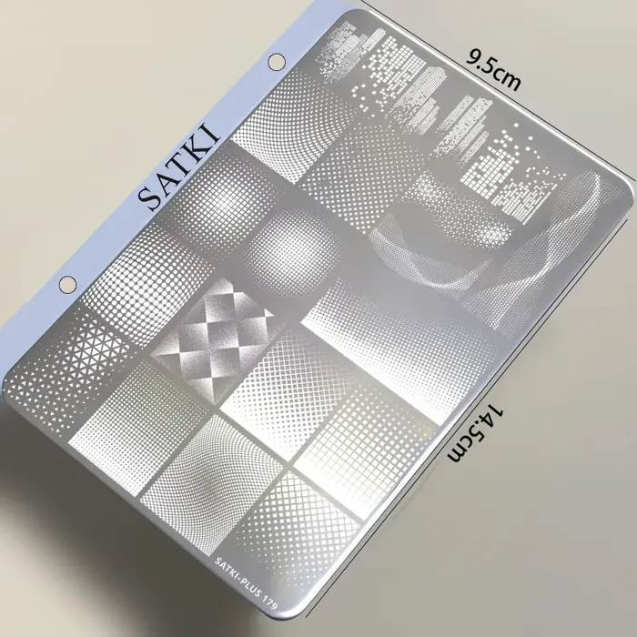 Plaque de stamping pour nail art