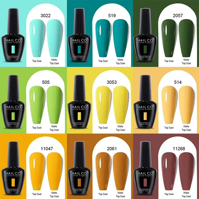 NAILCO hiver série couleur Gel vernis à ongles 15ML Semi Permanent tremper Gel