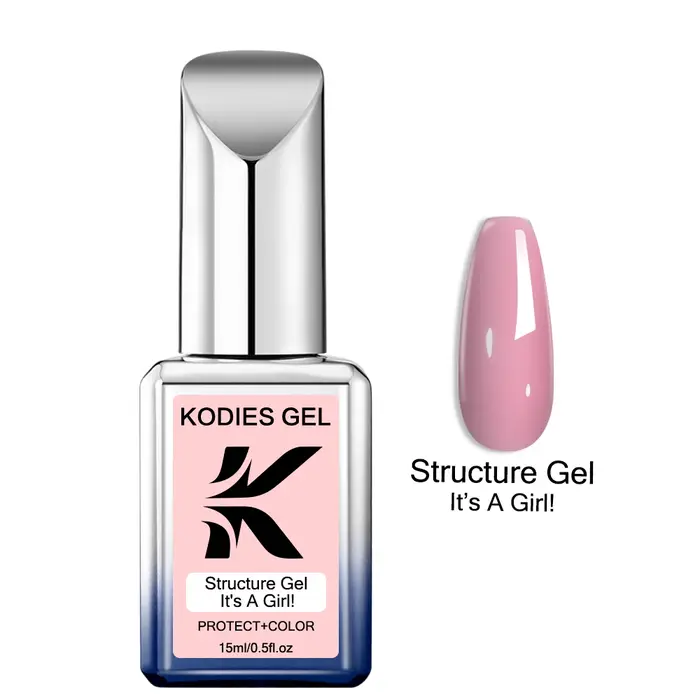KODIES GEL vernis à ongles Gel nu laiteux couleur caoutchouc couche de Base 15ML