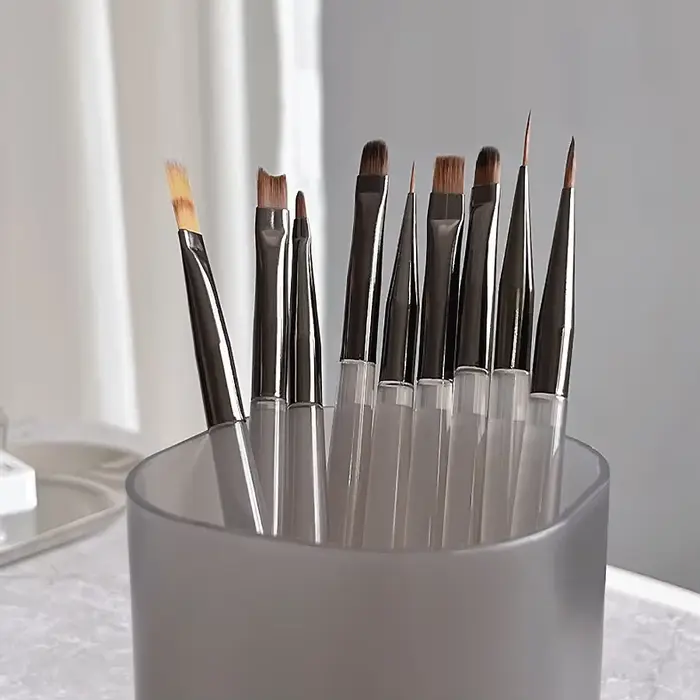 Ensemble de brosses à ongles en acrylique pour Gel UV