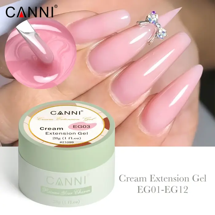 Venalisa CANNI Texture crémeuse extension constructeur Gel de gelée auto-nivelant sans brûle Gel