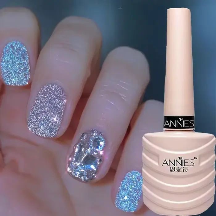 Verhéritage à Ongles en Gel UV à Paillettes pour Manucure