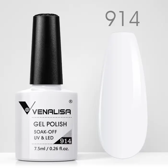 VENALISA couche de Base en caoutchouc couleur vernis à ongles Gel gelée Semi Transparent français on