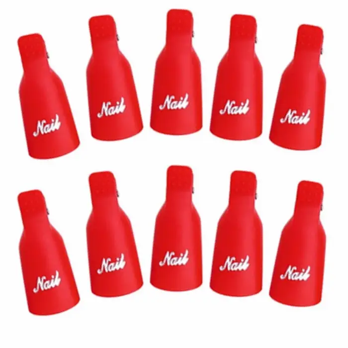 Clips de capuchon de tremper en plastique pour Nail Art