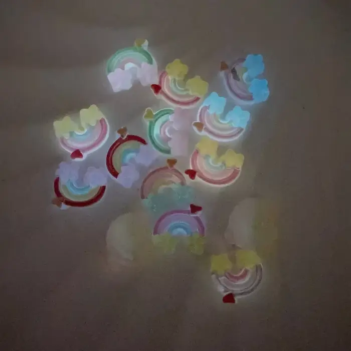 Mini embellissements de manucure en résine