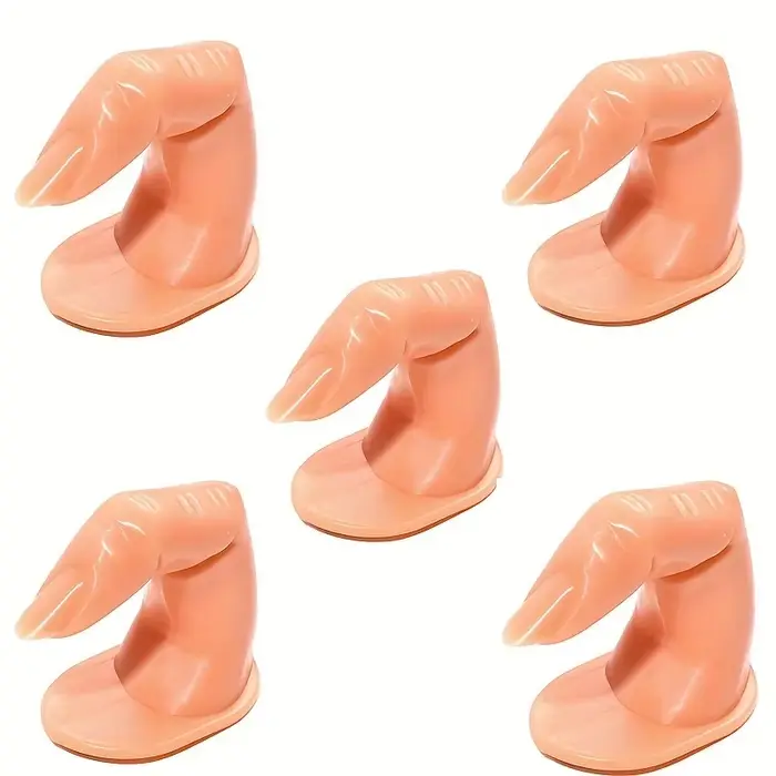 Faux Doigt en Plastique pour la Pratique de la Manucure, Outil de Décoration, N64