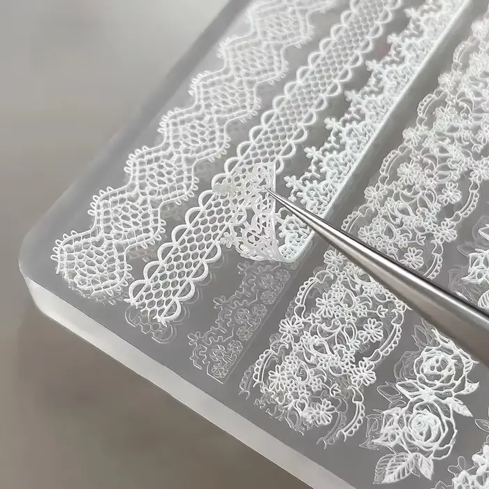 1 pièce Moule à ongles en silicone DIY pour manucure