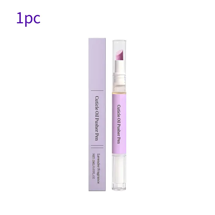 Stylo d'essence pour soins des ongles deux-en-un