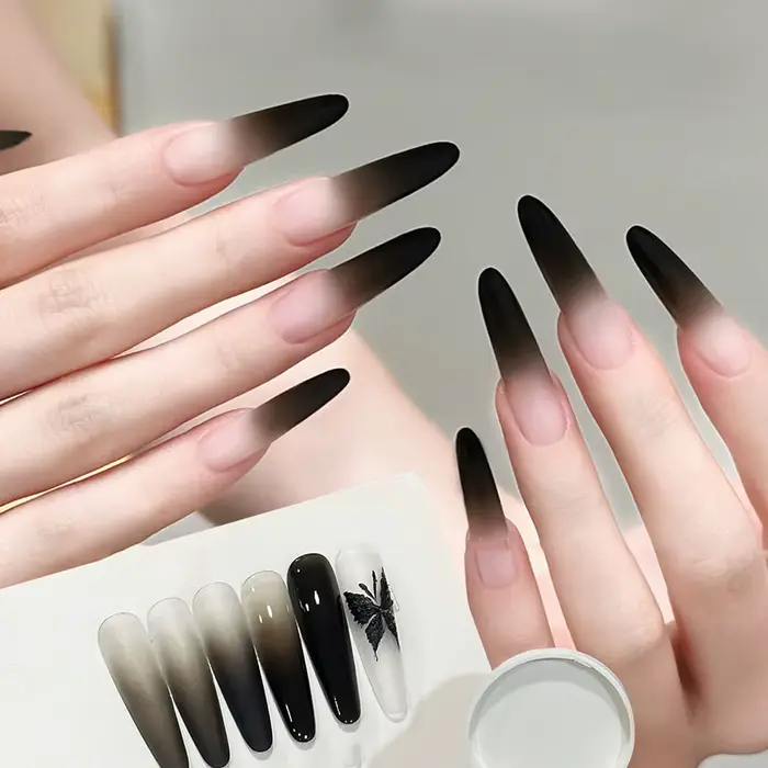 5ml noir coussin dégradé peinture Gel