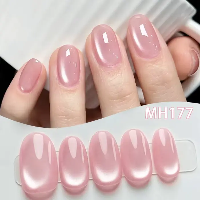 MTSSII Gel magnétique pour ongles rose 10 ml - Gel longue durée