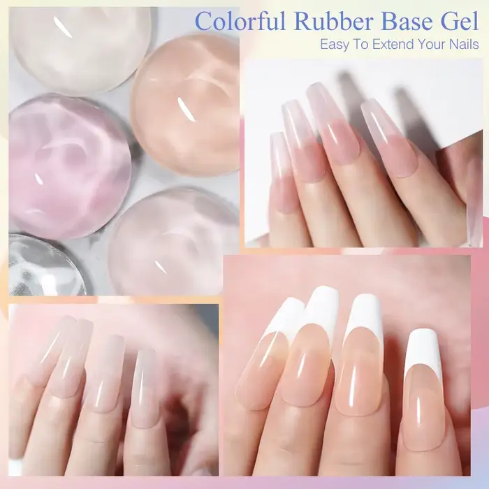 NAILCO 15ml Base en caoutchouc Semi-permanente pour vernis Gel hybride couche