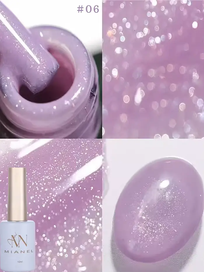 MIANEL 12ML Gel vernis à ongles blanchissant diamant rose le plus vendu