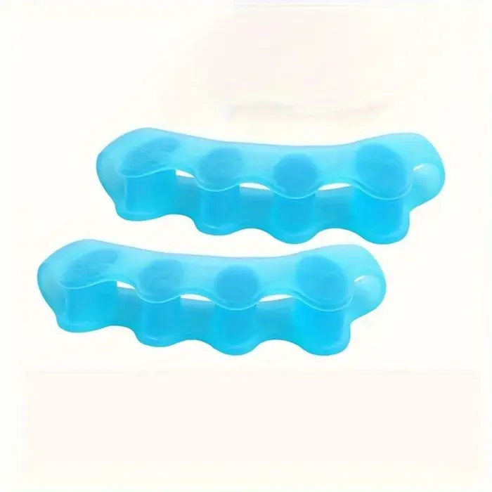 2 entre-doigts en silicone doux au toucher, entre-doigts réutilisables pour les pieds