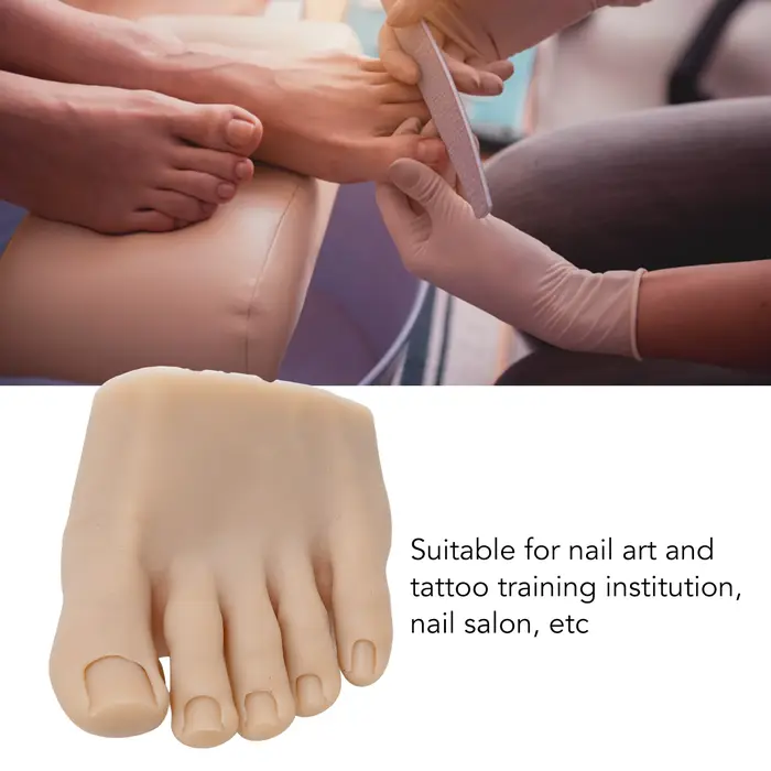 Modèle de pied d'art d'ongle