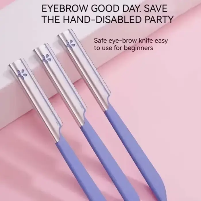 Rasoir à sourcils 5 pièces rasoir de sécurité tranchant Durable filet de sécurité pour débutants n'e