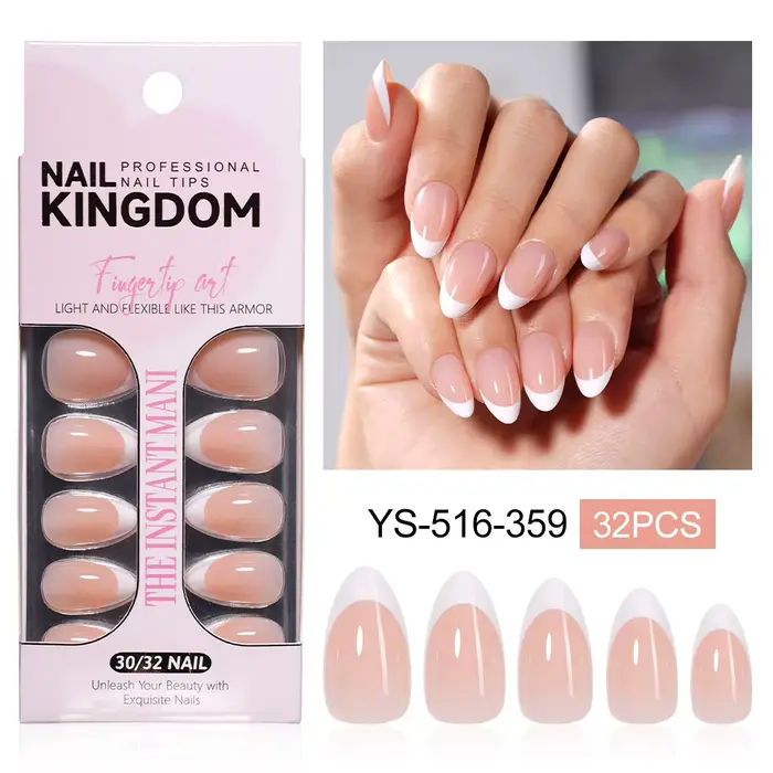 VITAGWX 32 faux ongles à presser courts