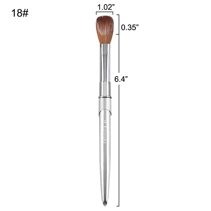 Kolinsky – brosse à ongles en acrylique