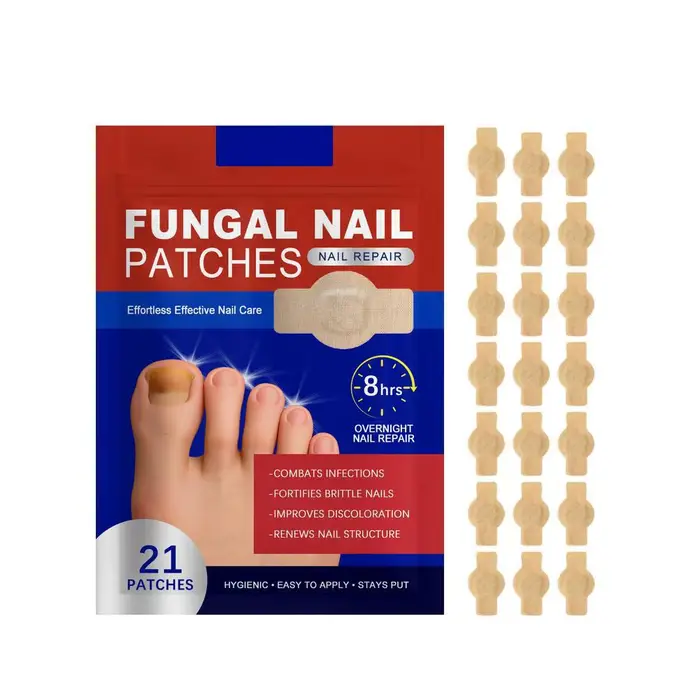Patchs imperméables pour réparation des ongles incarnés, 21 pièces, autocollants de Correction des o