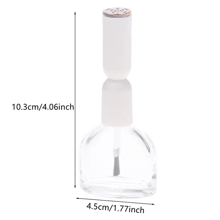 Mini bouteille en verre pour vernis à ongles de 13ml