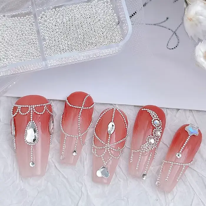 Perles de caviar pour ongles 0