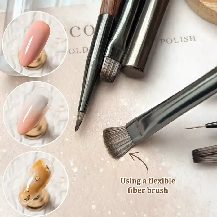 Vernis Gel UV en bois de noyer
