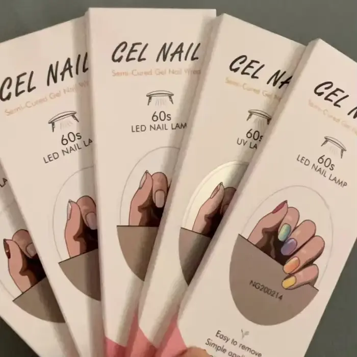 Bandes Adhésives pour Ongles en Gel Semi-Durci