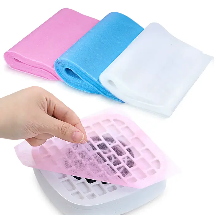 100 pièces Nail Art collecteur de poussière filtre papier ongles collecteur de poussière filtre filtres à poussière jetables pour la plupart des ongles poussière aspirateur Machine