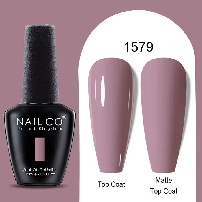NAILCO-Verhéritage à Ongles Gel Semi-Continu, Verhéritage Gel Soak Off, Couverture Complète, Super B
