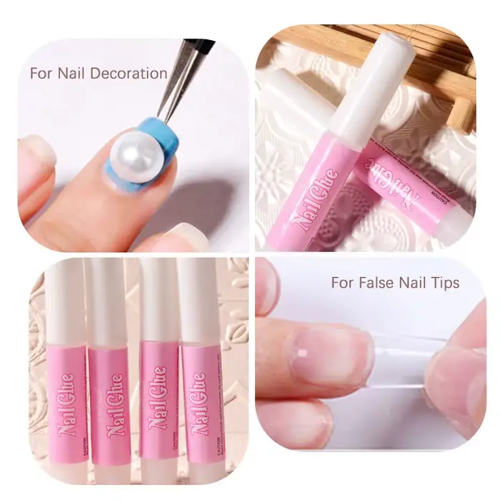 Ensemble de colle professionnelle pour faux ongles